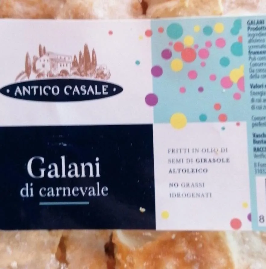 Galani di carnevale