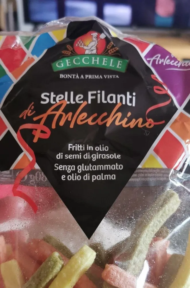 Stelle filanti di arlecchino