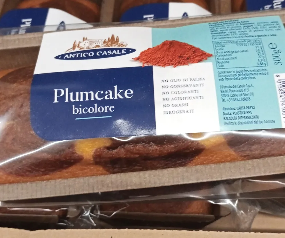 Plumcake bicolore