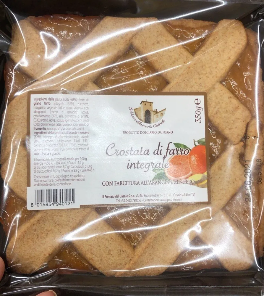 Crostata di farro integrale