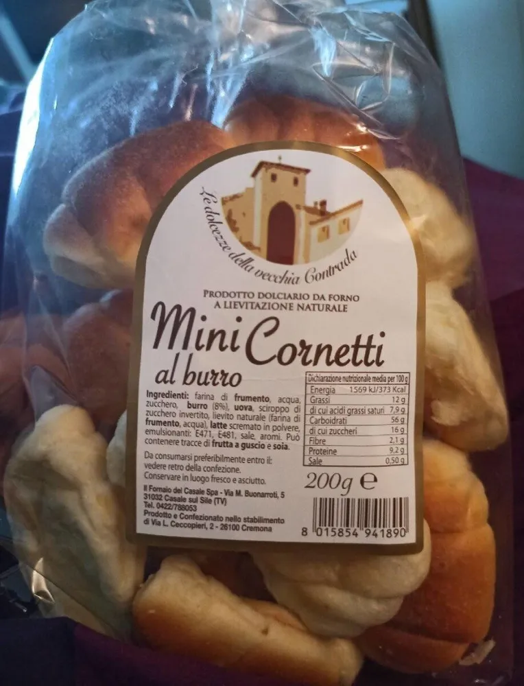 Mini cornetti al burro