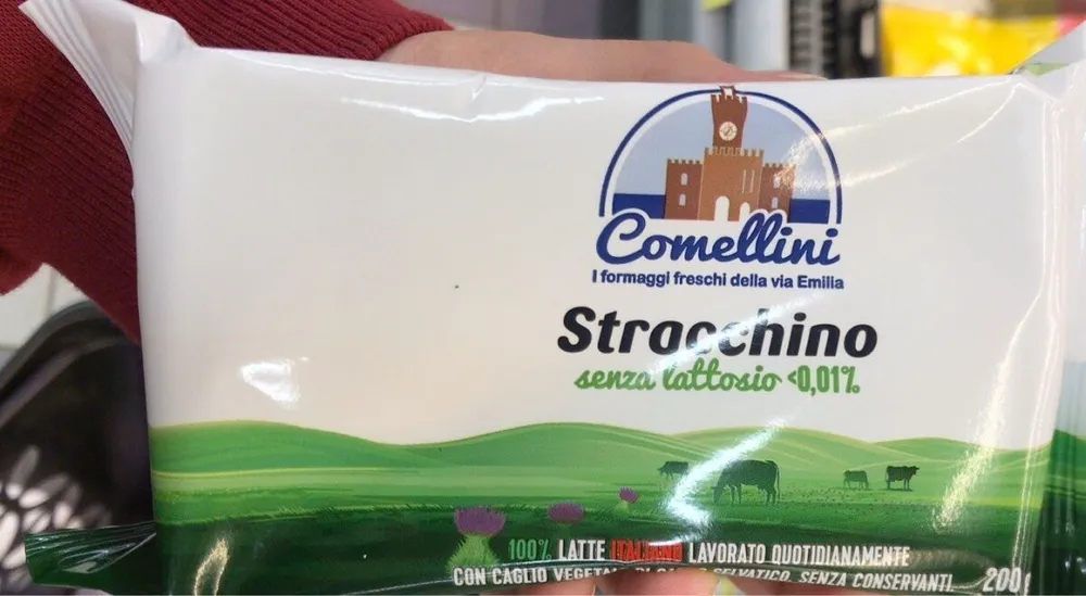 Stracchino senza lattosio