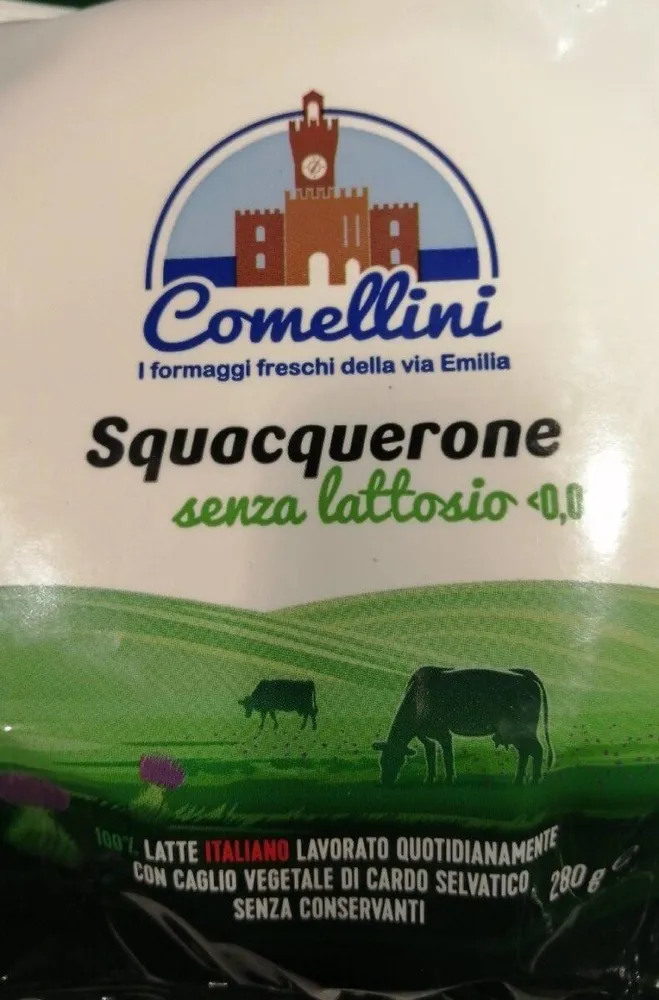Squacquerone senza lattosio