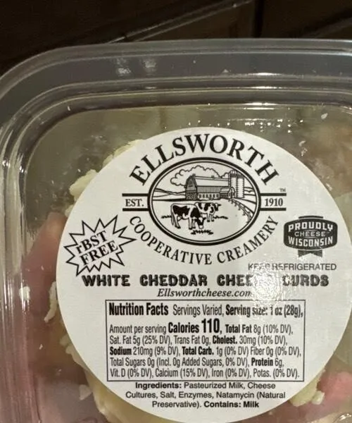 White Cheddar Cheese Curds