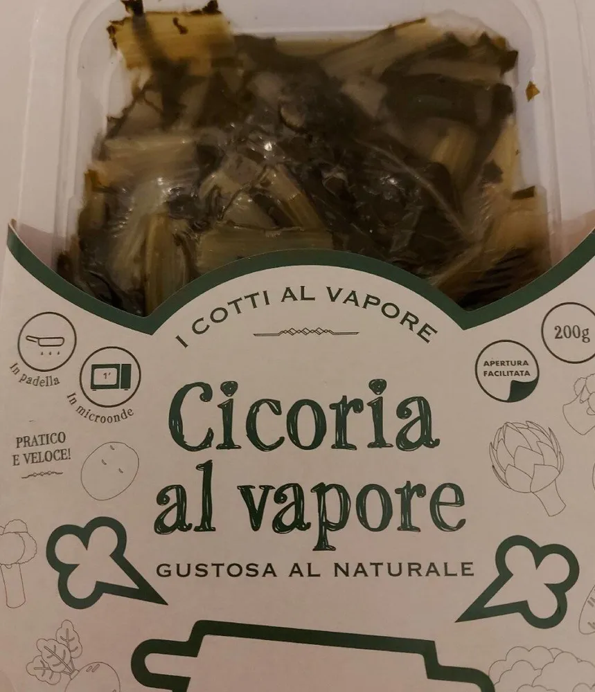 Cicoria al vapore