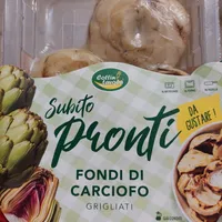 Fondi di carciofo grigliati