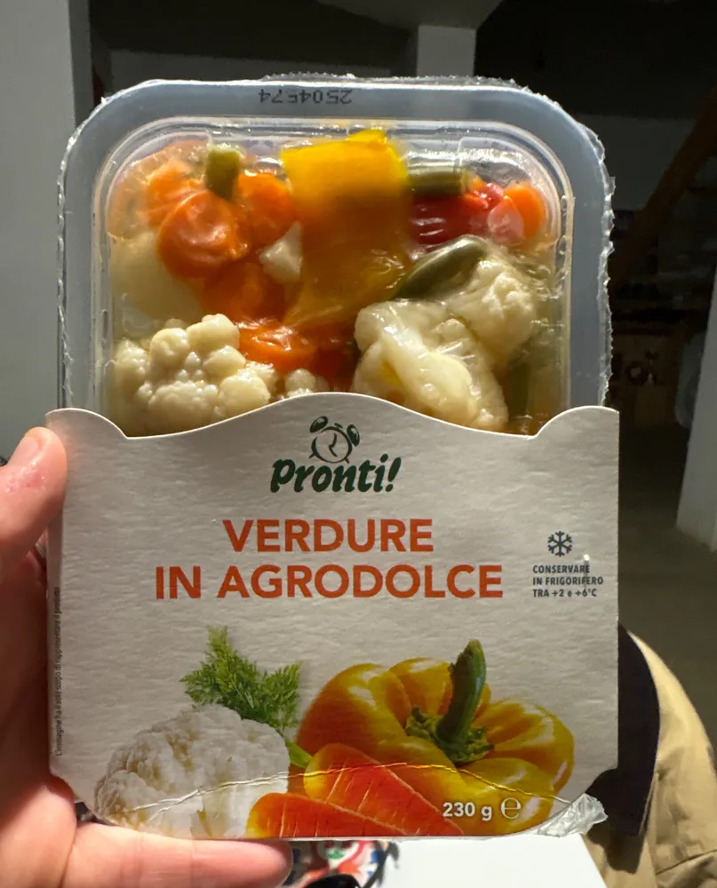 Verdure in agrodolce