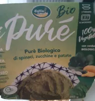 Pure biologico spinaci zucchine e patate