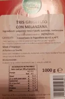 Tris grigliato con melanzane