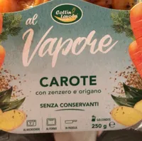 Al vapore carote con zenzero e origano