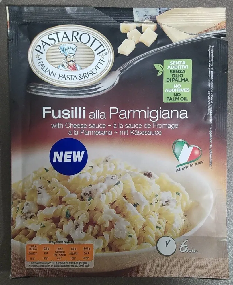 Fusilli alla Parmigiana