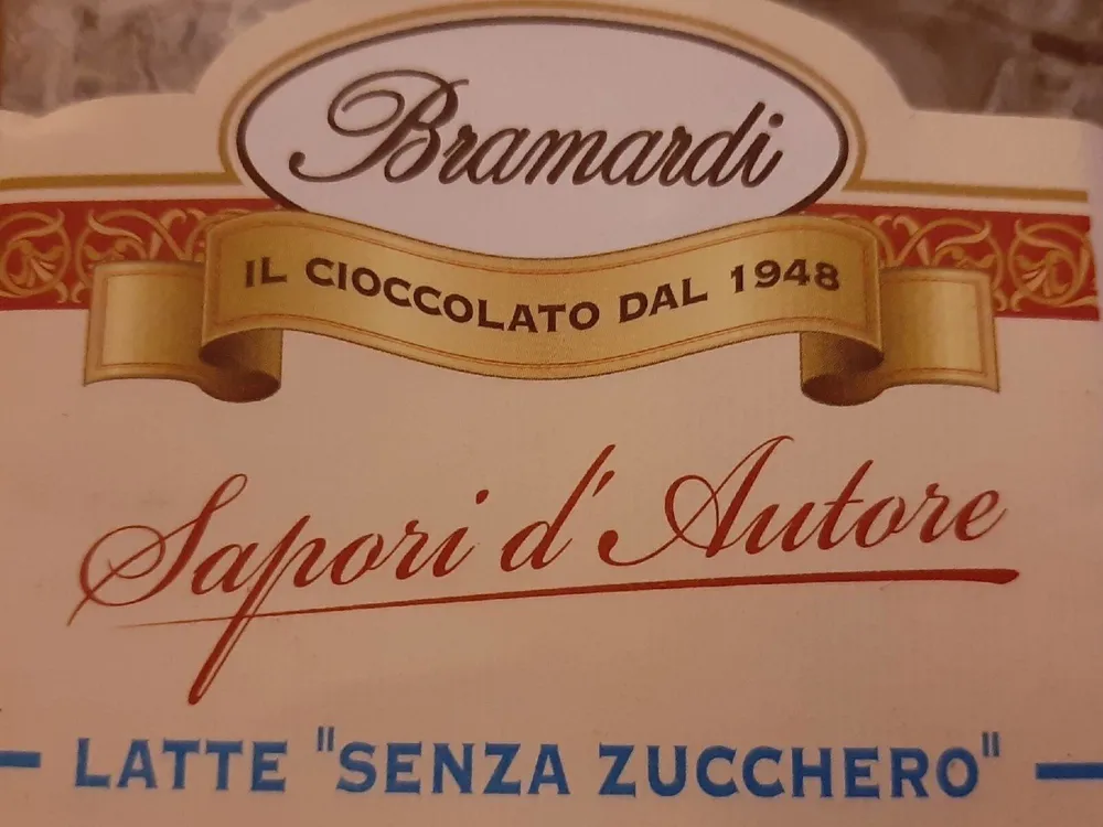 Chocolat au lait Sapori d'Autore "Latte sanza zucchero"