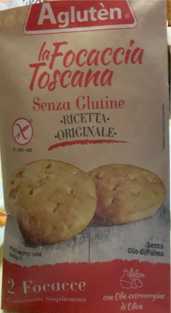la focaccia toscana senza glutine