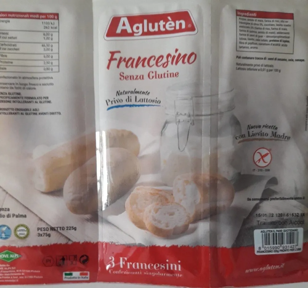 Francesismo senza glutine