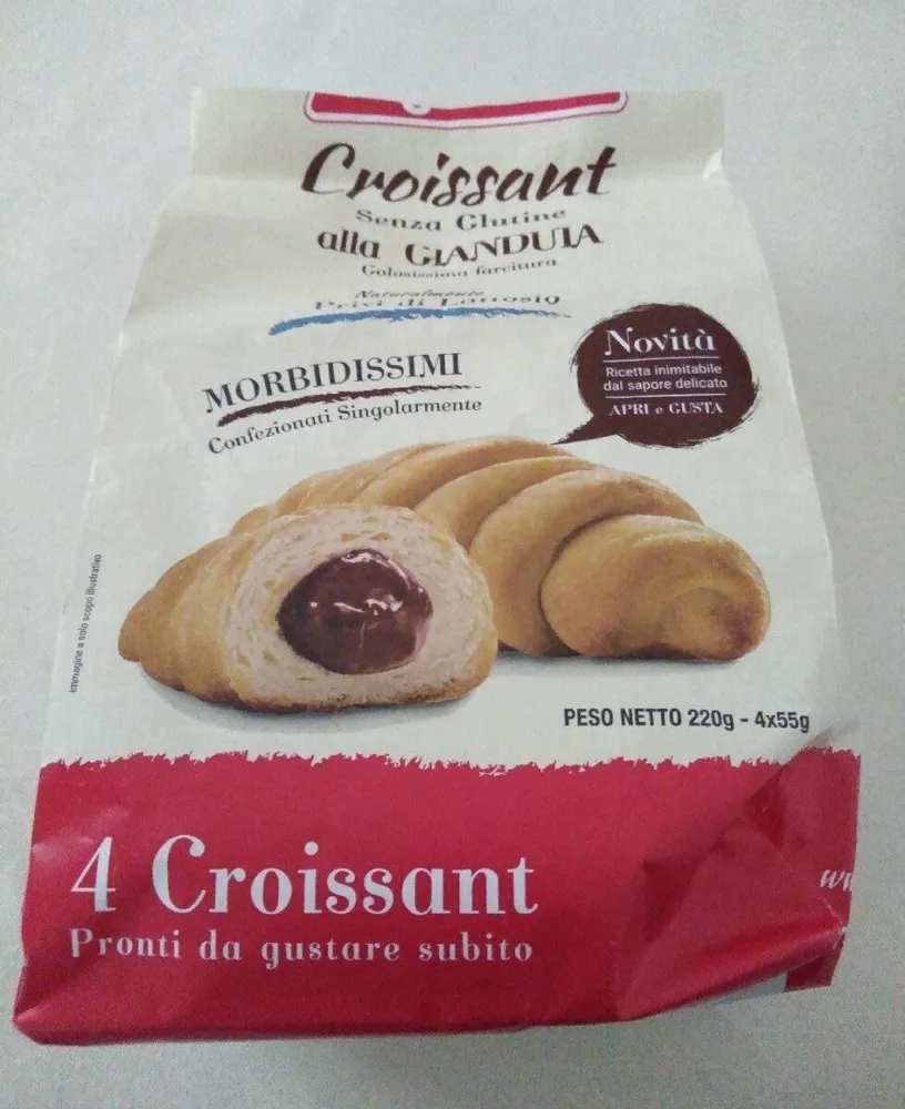 Croissant alla Gianduia SENZA GLUTINE E LATTOSIO