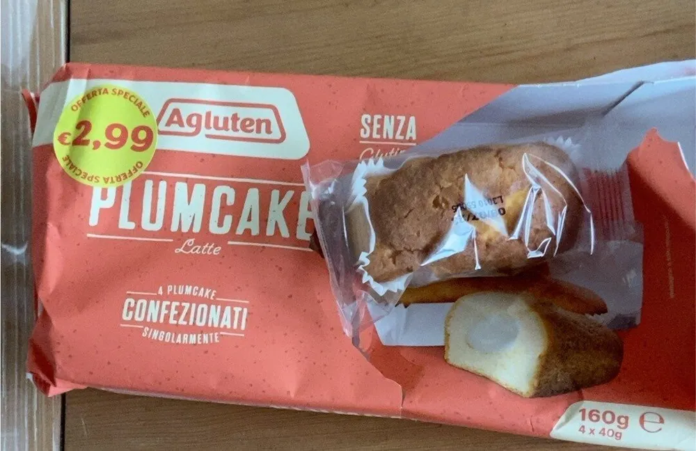 Plumcake Latte senza glutine