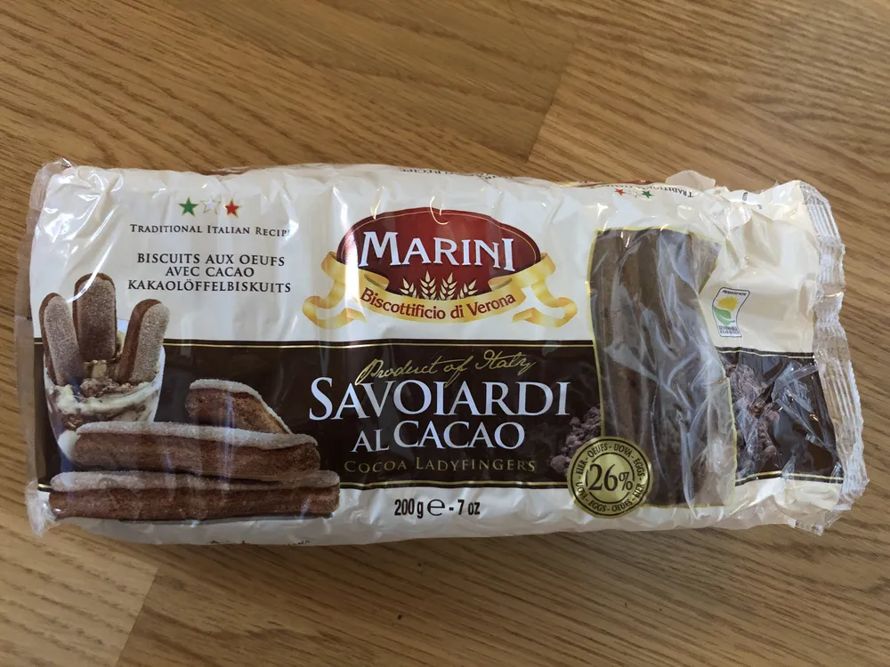 Savoiardi al cacao
