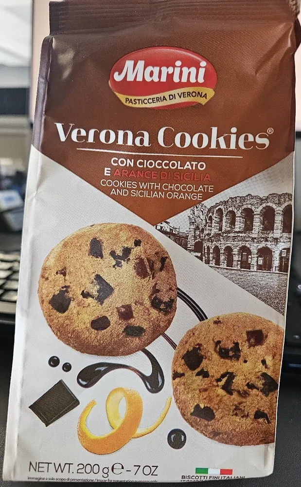 Verona Cookies Chocolate chip And Orange
