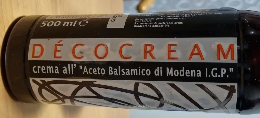 Crema all'aceto balsamico di Modena