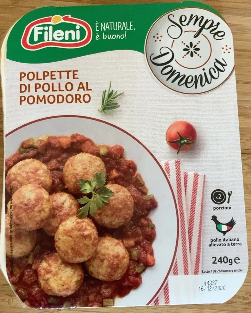Polpette di pollo al pomodoro