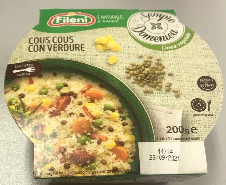 Cous cous con Verdure