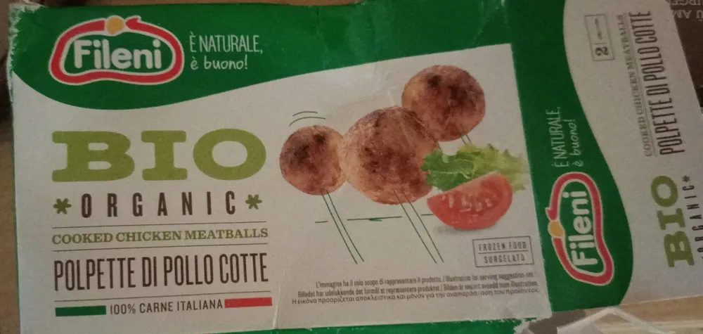 Polpette di pollo cotte