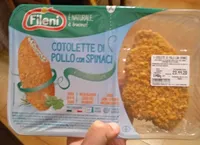Cotolette di pollo con spinaci
