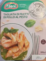 Tagliata di filetti di pollo al pesto
