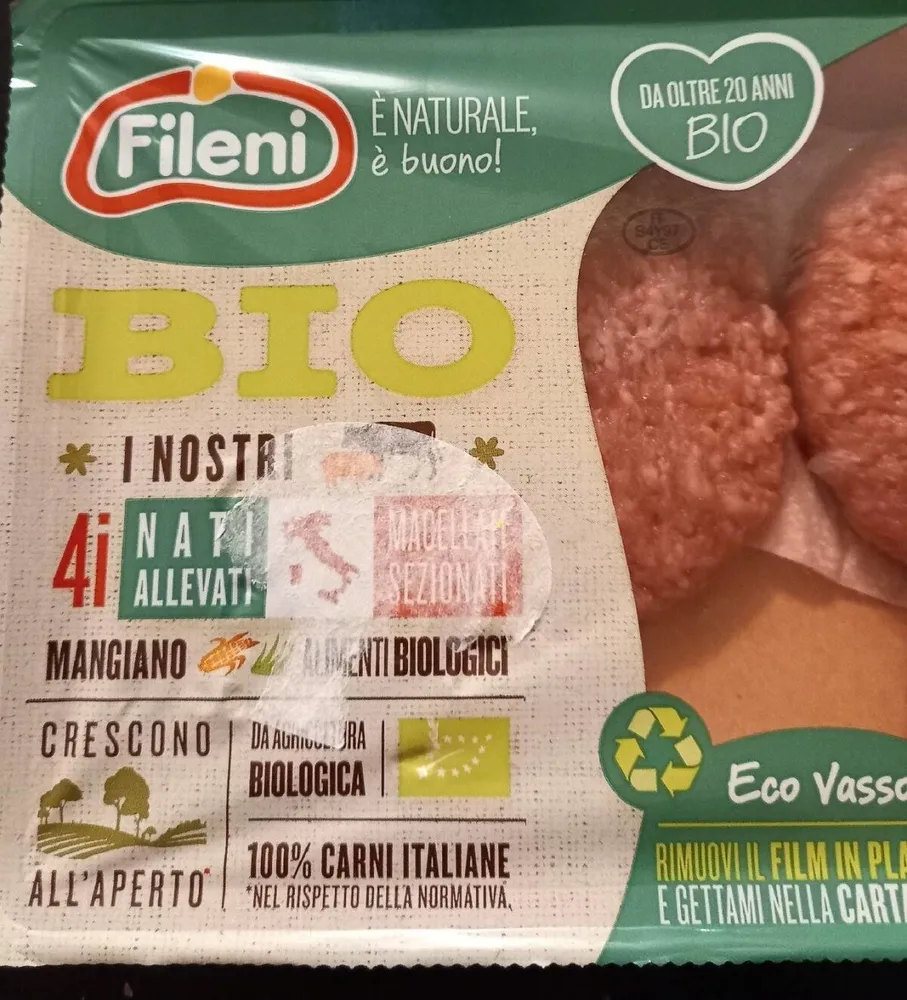 Hamburger di bovino Bio