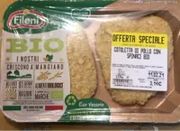 Cotoletta di pollo e spinaci bio