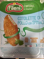 Cotolette di pollo con spinaci