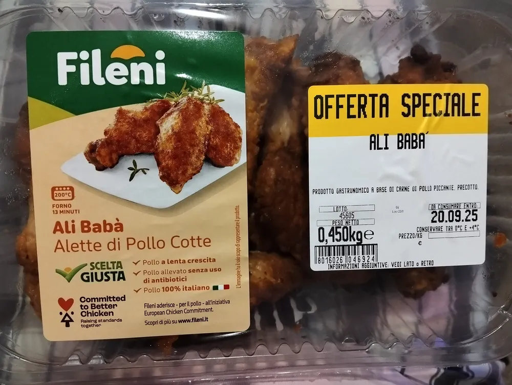 Ali babà alette di pollo cotte
