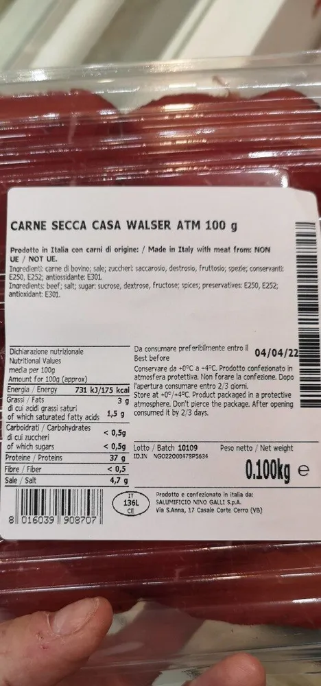 Carne secca