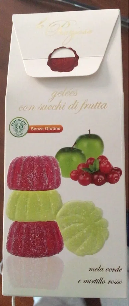 Geles con succhi di frutta
