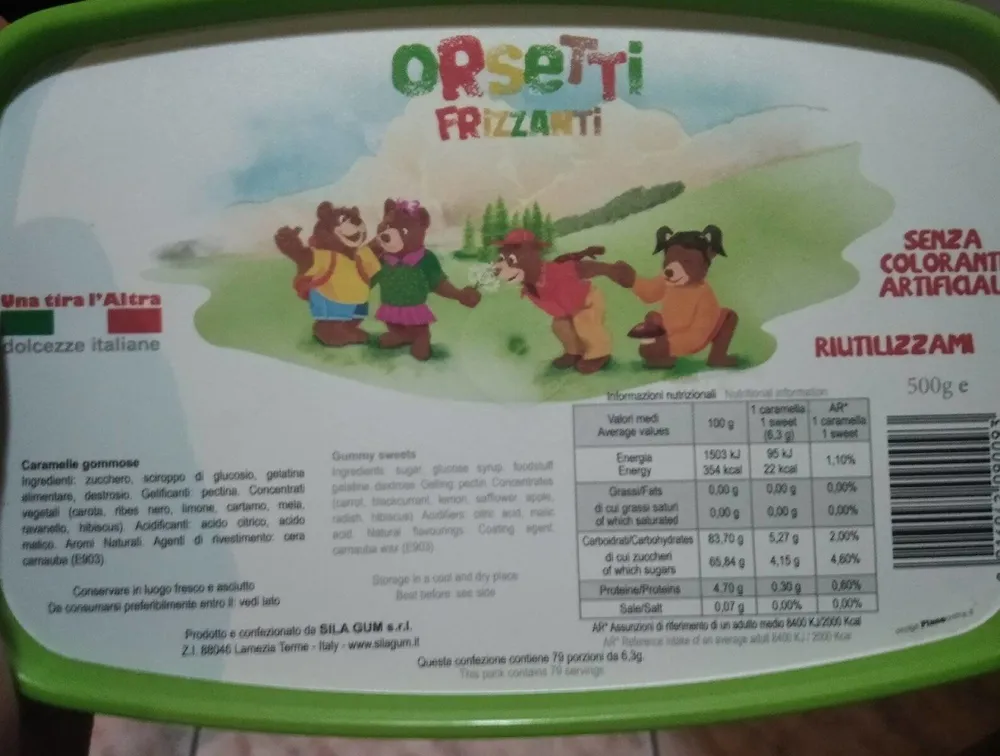Orsetti frizzanti