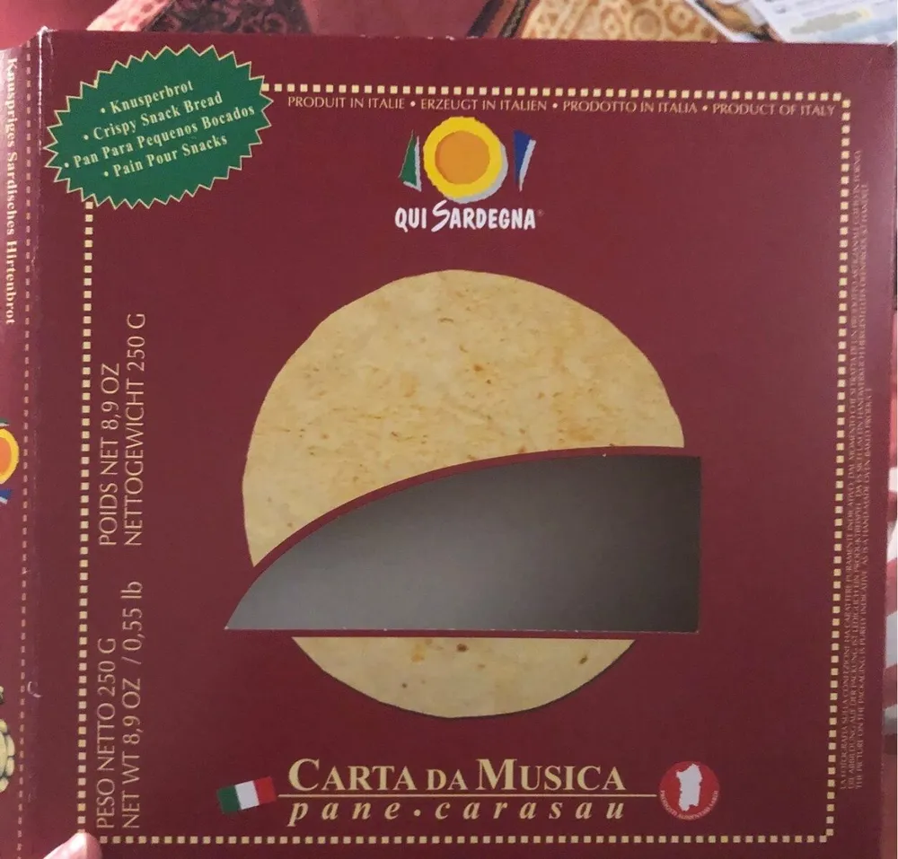 Pane Carasau "Carta Di Musica"