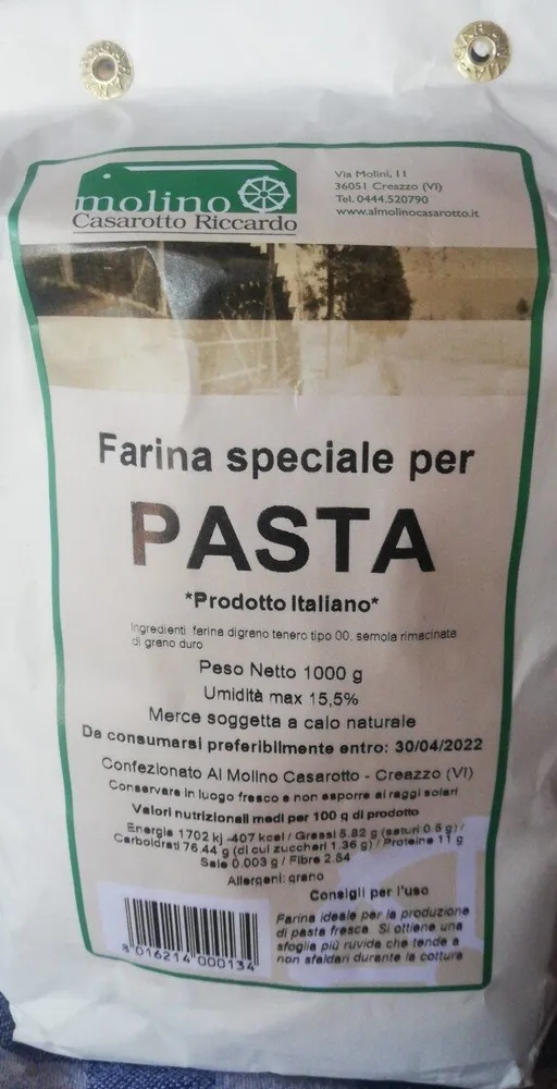 Farina speciale per pasta