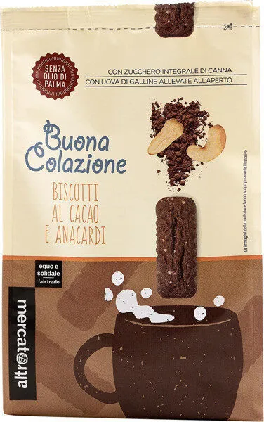Buona colazione galletas al cacao y anacardos