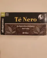 Tè nero da agricoltura biologica dall'India