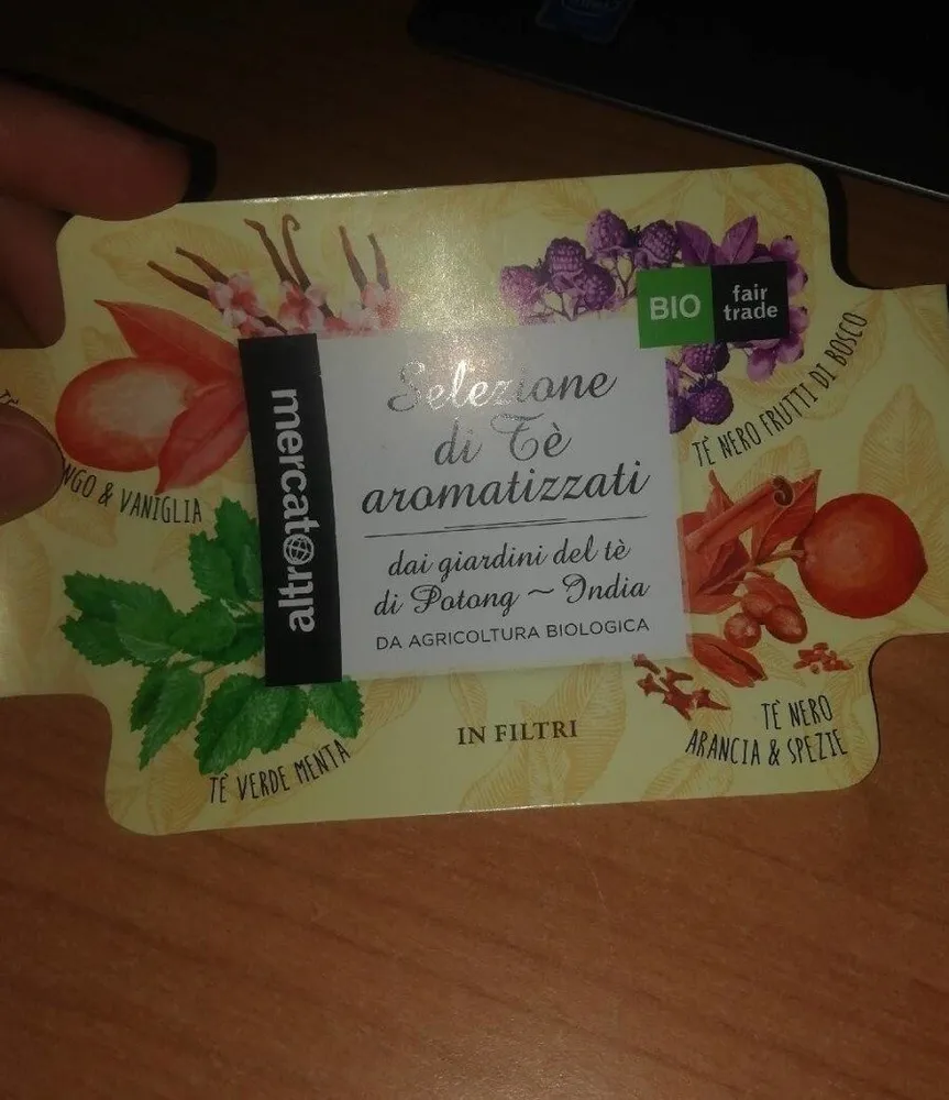 Set di tè aromatizzati