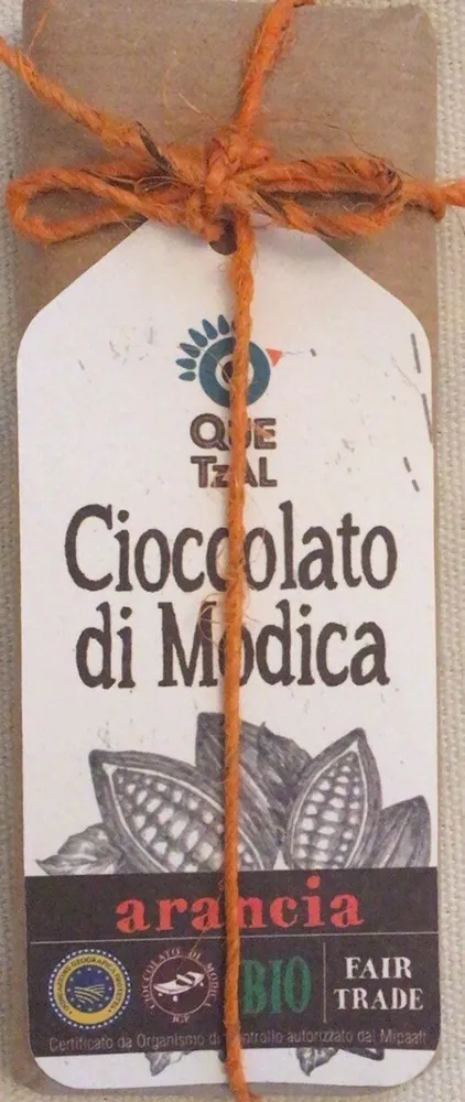 Cioccolato di Modica arancia bio