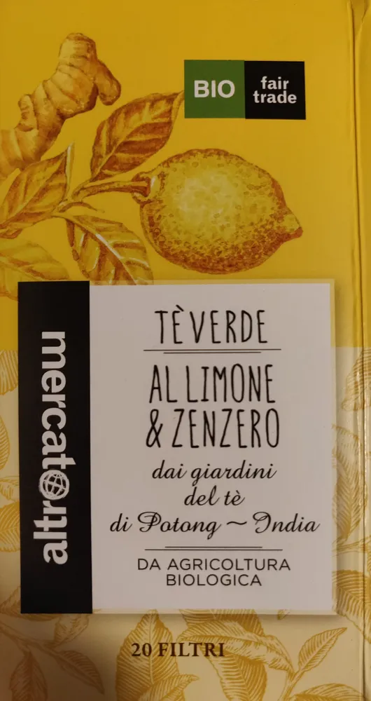 Tè verde al limone & zenzero