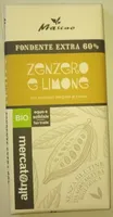 Fondente extra 60% Zenzero e limone