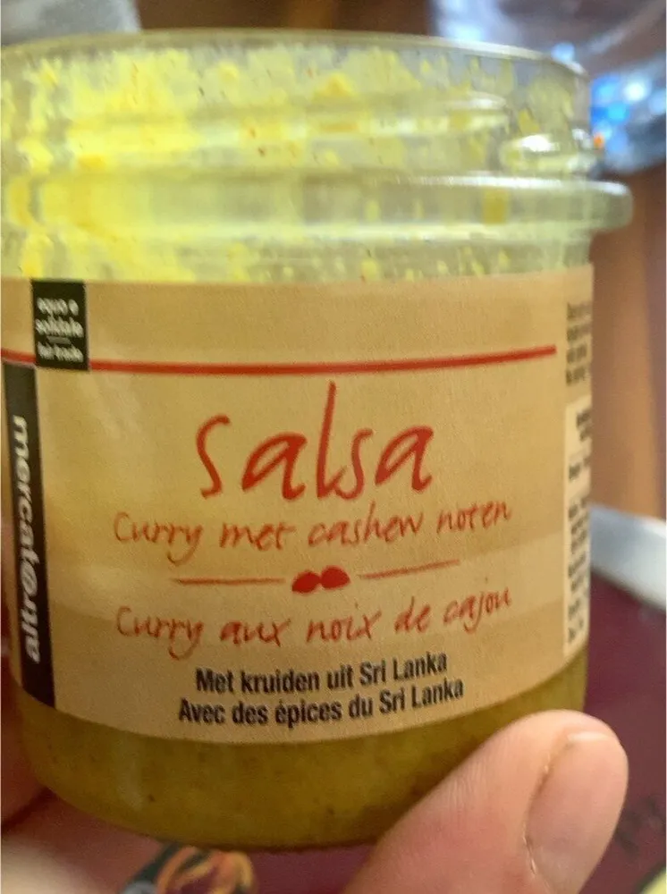Salsa curry aux nois de cajou