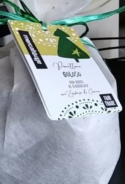 Panettone con gocciole di cioccolato