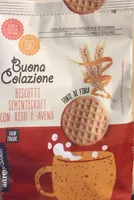 Buona Colazione biscotti semintegrali riso avena