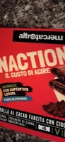 Snaction frolla al cacao farcita con cioccolato