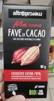 Cioccolato fondente extra 70% fave di cacao