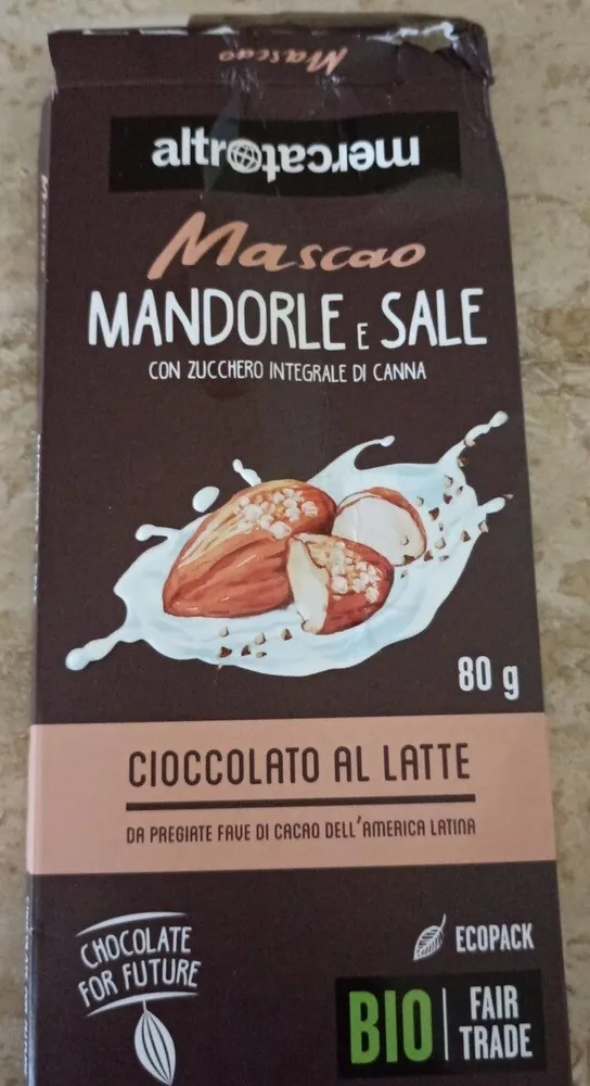 Cioccolato mandorle e sale