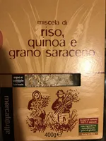 Miscela di riso, quinoa e grano saraceno